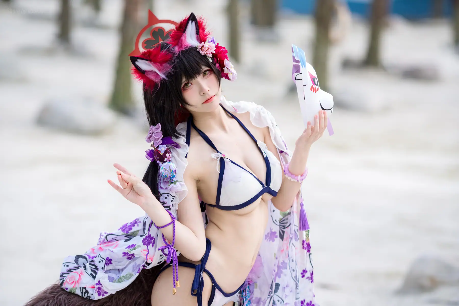 九柒喵 - 蔚蓝档案 狐坂若藻 泳装(23P_25.5M) 九柒喵 - 蔚蓝档案 狐坂若藻 泳装(23P_25.5M)_nb01.xyz_0004 图片2