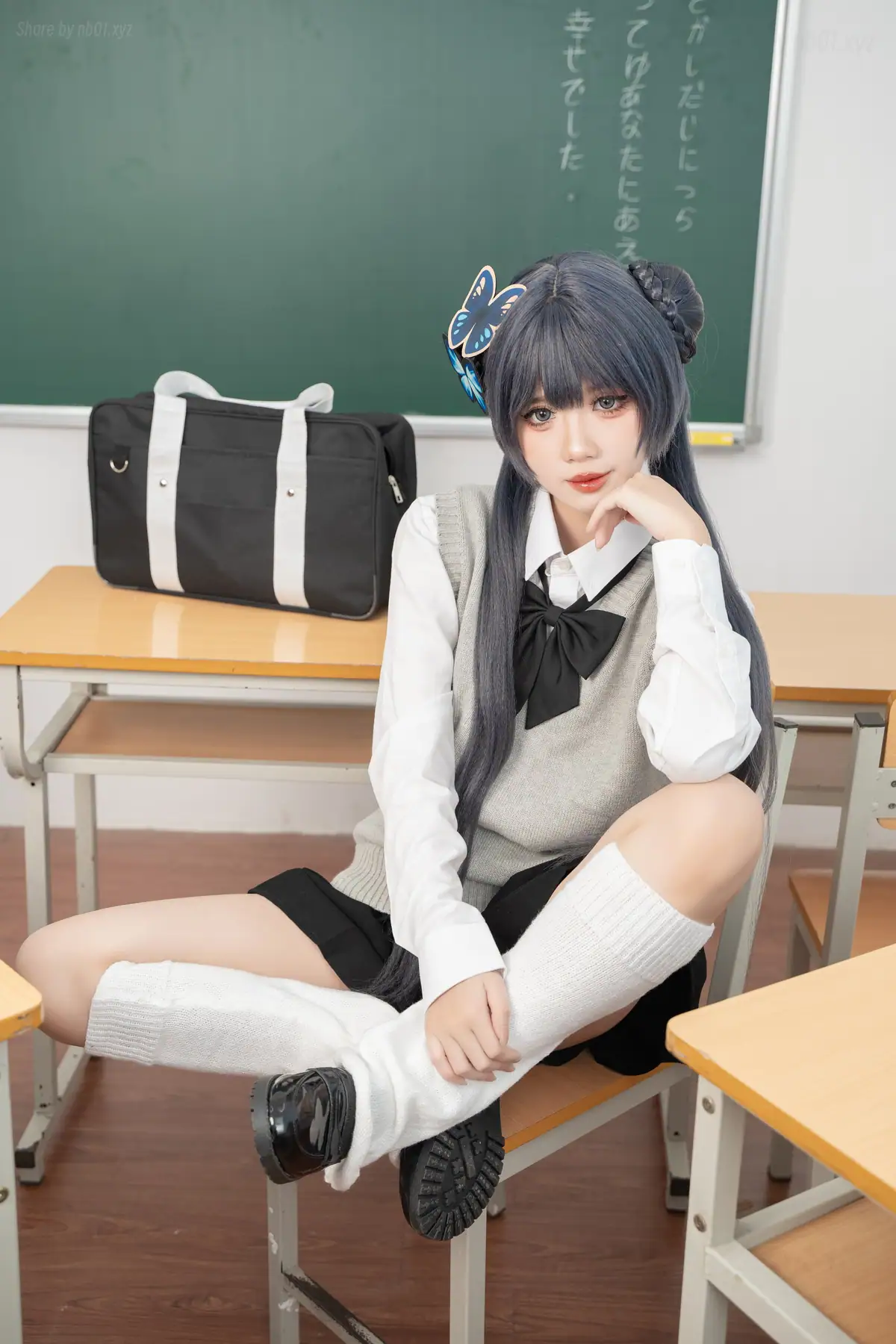 PoppaChan - Kisaki Student(40P+11V_234.0M) PoppaChan - Kisaki Student(40P+11V_234.0M)_nb01.xyz_0004 图片2