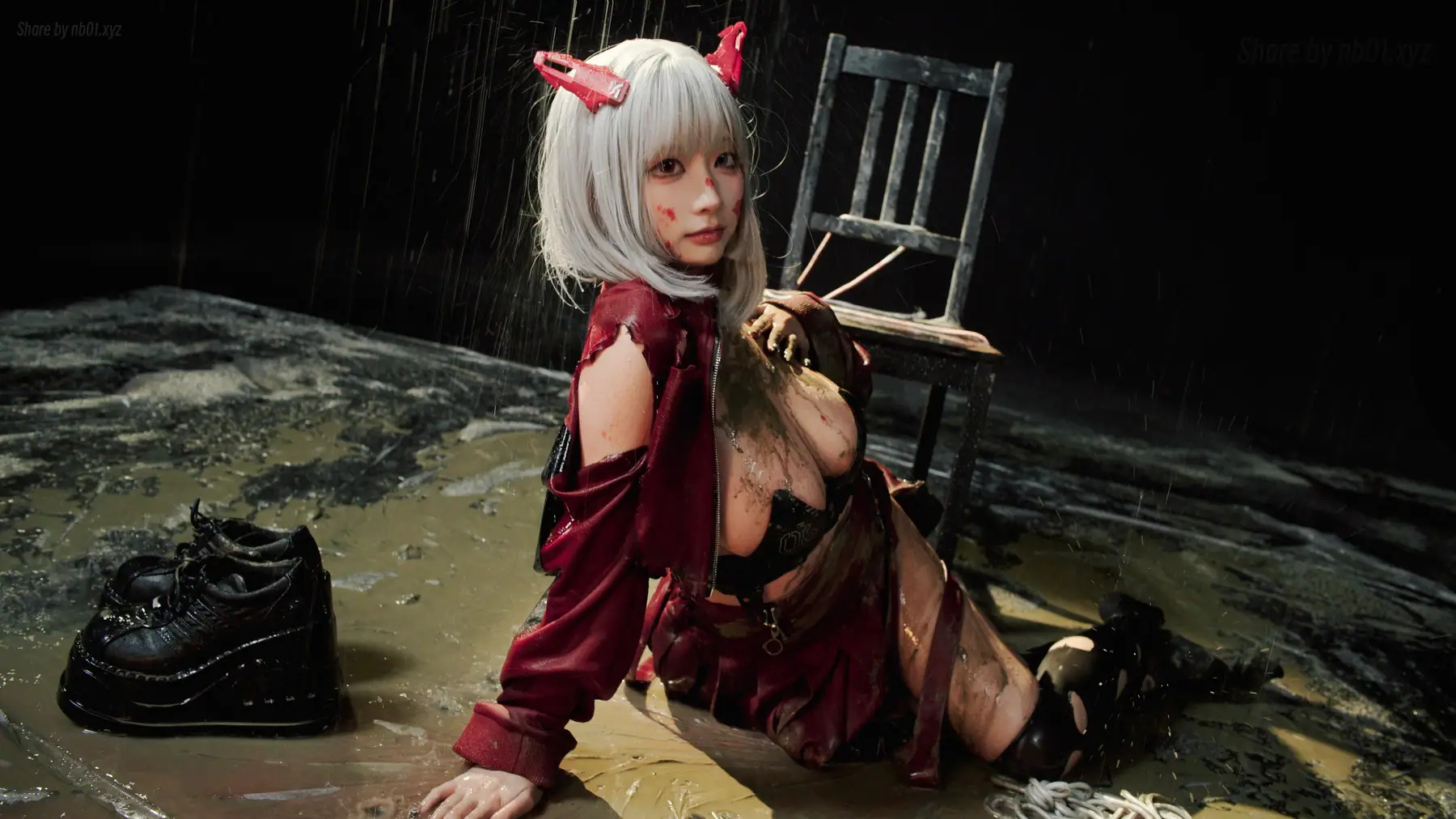 RSS RuinStreetStyle - EP64 Battle Scar Cyber Girl Trapped in Muddy Dungeon_地牢泥浆战损赛博少女(29P+1V_5.7G) RSS RuinStreetStyle - E...