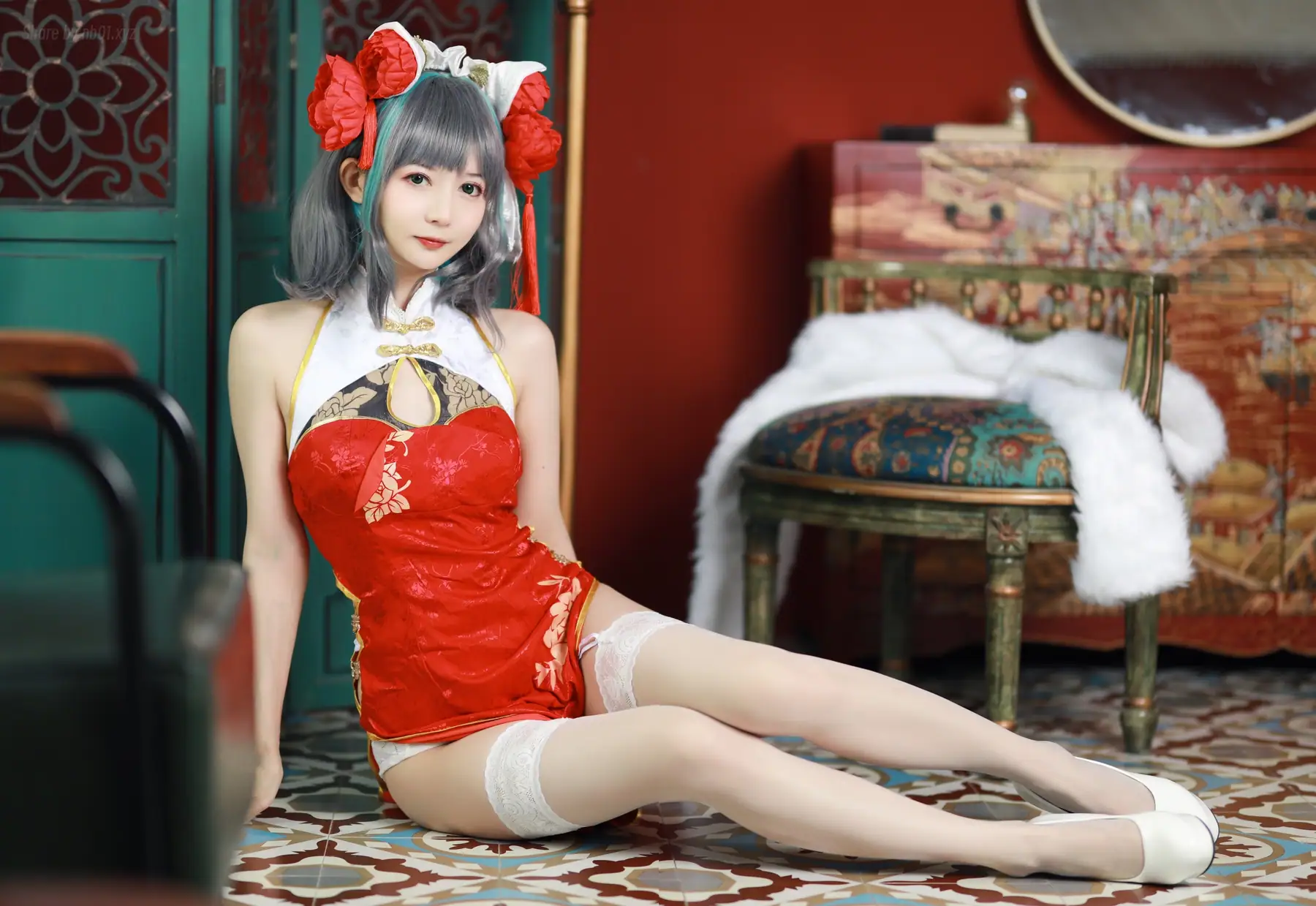 51酱 - 碧蓝航线 柴郡新春旗袍(12P_12.6M) 51酱 - 碧蓝航线 柴郡新春旗袍(12P_12.6M)_nb01.xyz_0011 图片7