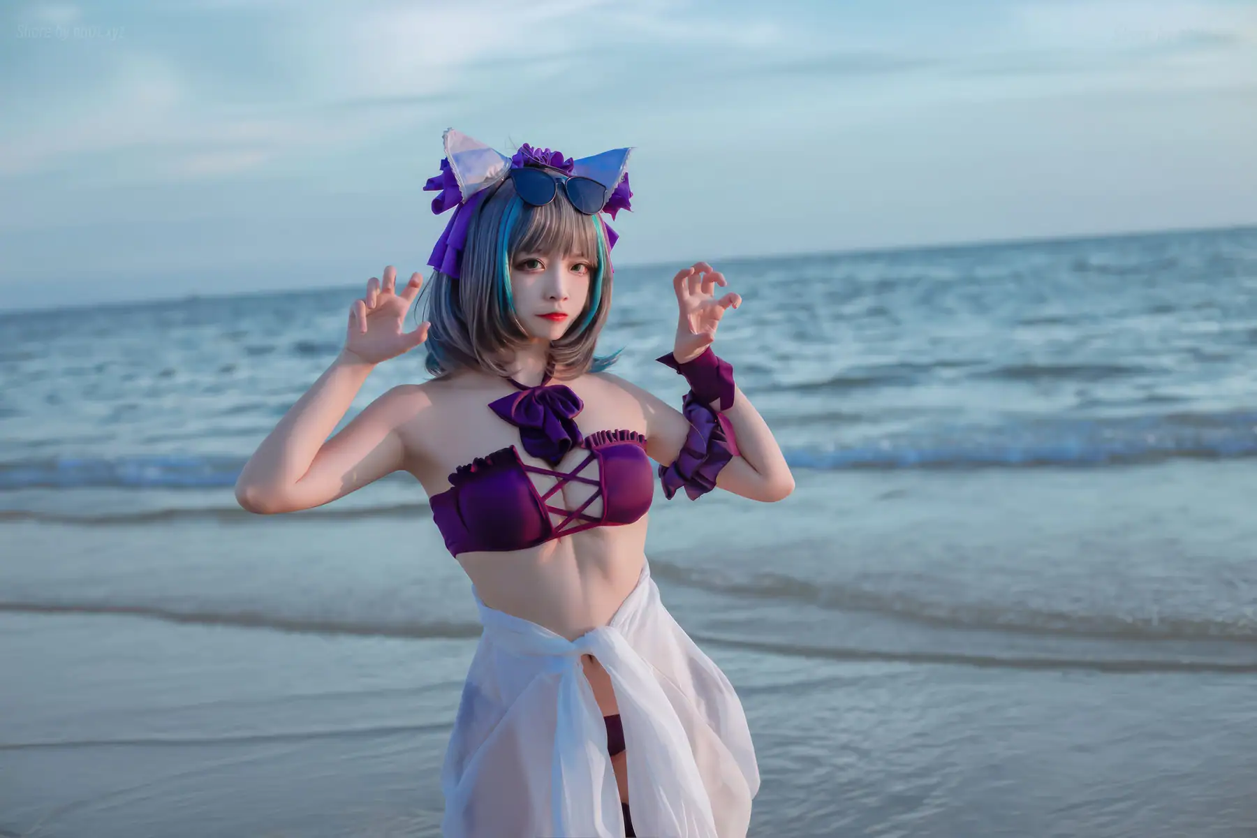 二佐Nisa - 碧蓝航线-柴郡泳装(30P_55.3M) 二佐Nisa - 碧蓝航线-柴郡泳装(30P_55.3M)_nb01.xyz_0014 图片4