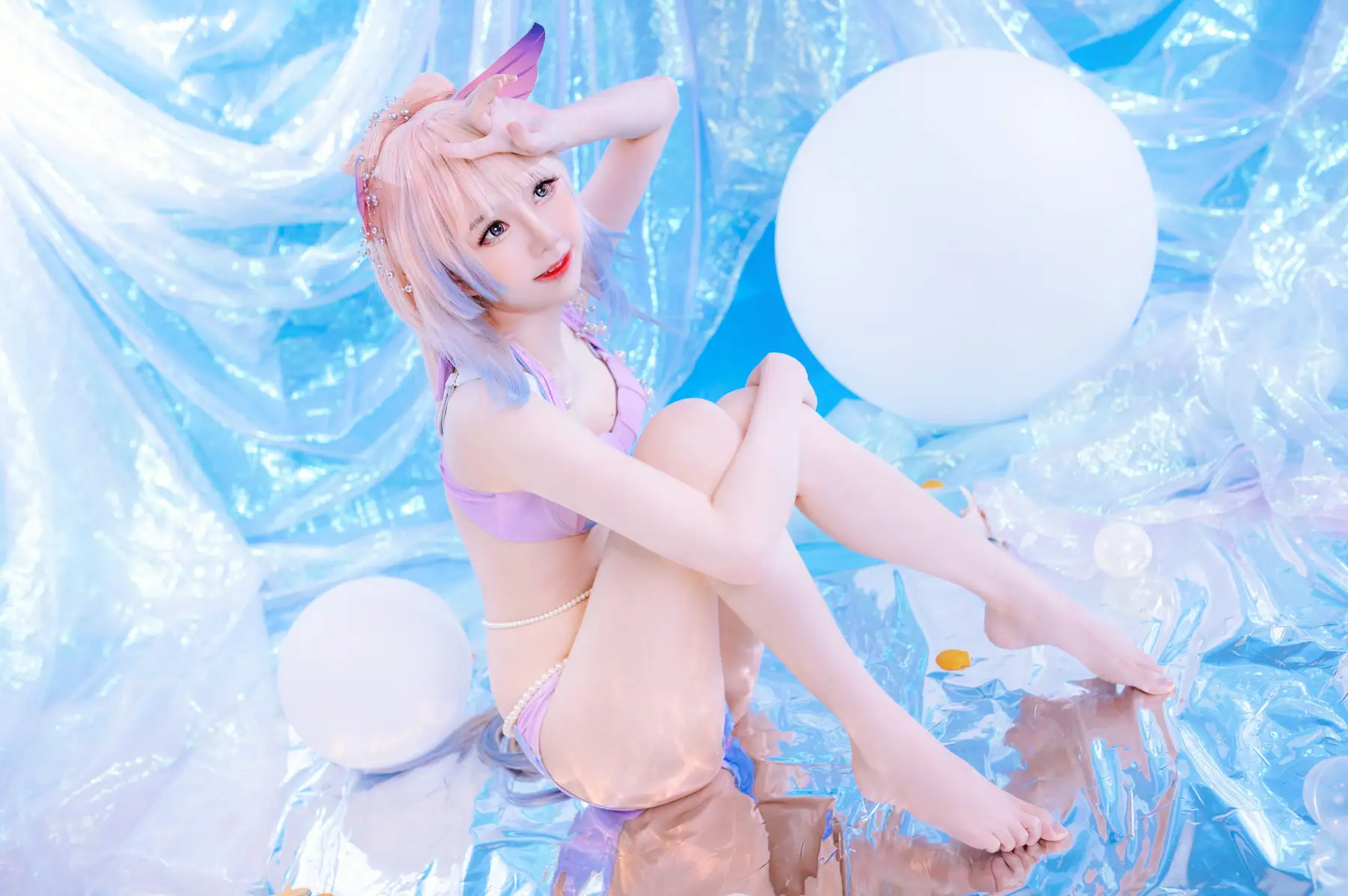 Sally多啦雪(Sally Dorasnow) - 2022-05月_Kokomi Bikini(Fanart Ver)_珊瑚宫心海 Genshin(35P+1V_57.8M) Sally多啦雪(Sally Dorasnow) - 2022-...