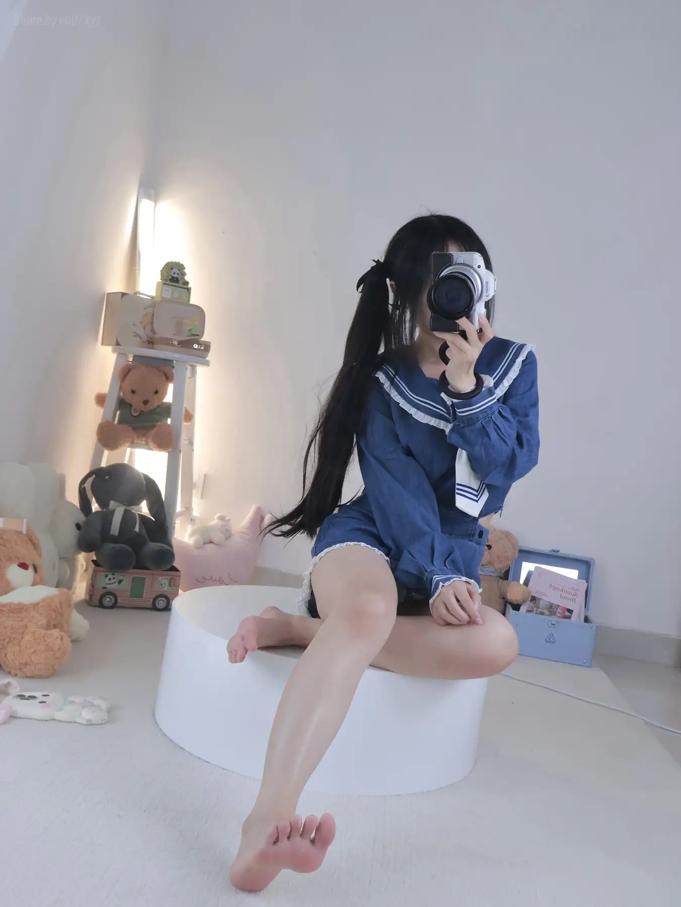 小羊蛋卷 - 背带裤+白丝牛仔水手(22P+1V_516.5M) 小羊蛋卷 - 背带裤+白丝牛仔水手(22P+1V_516.5M)_nb01.xyz_0006 图片2