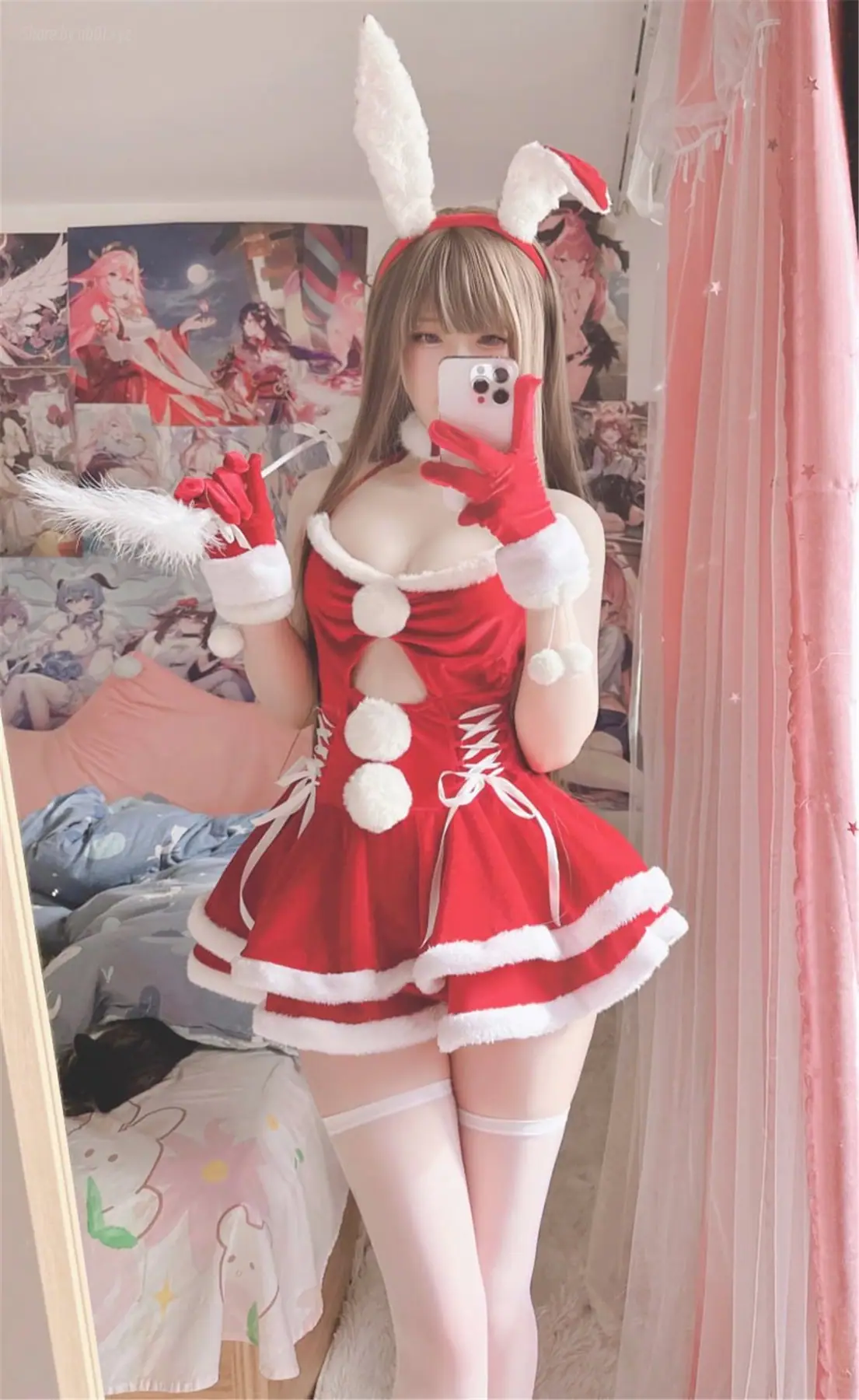 习呆呆 Misa呆呆 - 2025-12-23_圣诞兔 バニーサンタ(18P+2V_16.3M) 习呆呆 Misa呆呆 - 2025-12-23_圣诞兔 バニーサンタ(18P+2V_16.3M)_nb01.xyz_0017 图片7