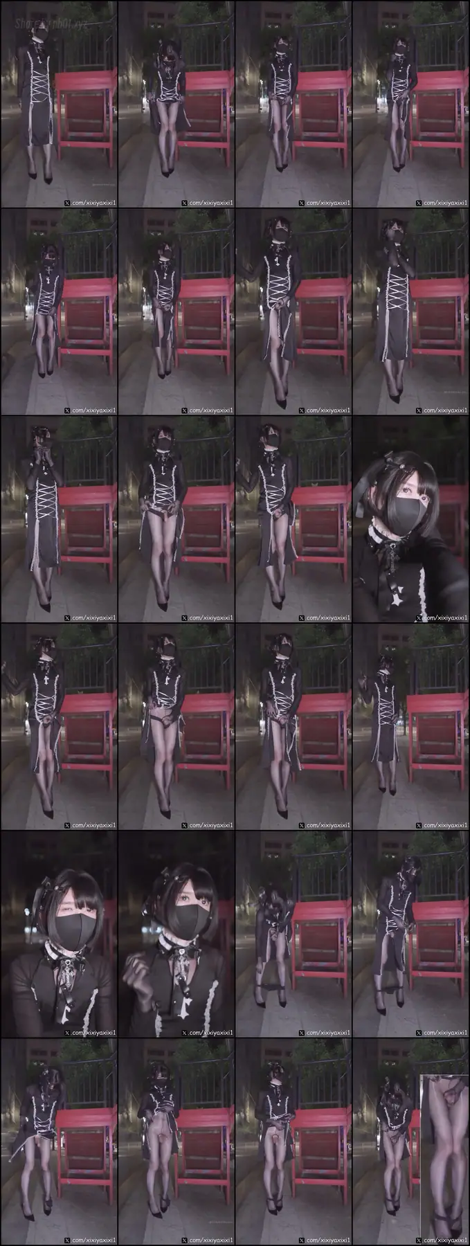 曦曦呀曦曦(@xixiyaxixi) - T031 [4K] 修女风连衣裙户外 high split dress outdoor(7P+1V_1.5G) 曦曦呀曦曦(@xixiyaxixi) - T031 [4K] 修女风连衣裙户外 high ...