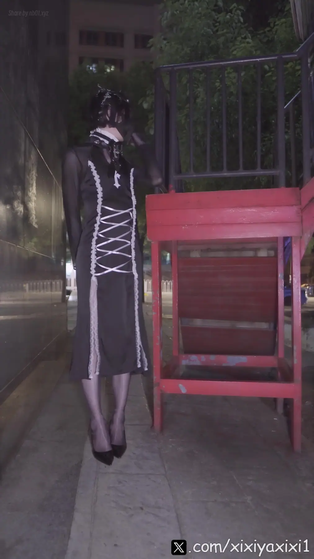 曦曦呀曦曦(@xixiyaxixi) - T031 [4K] 修女风连衣裙户外 high split dress outdoor(7P+1V_1.5G) 曦曦呀曦曦(@xixiyaxixi) - T031 [4K] 修女风连衣裙户外 high ...