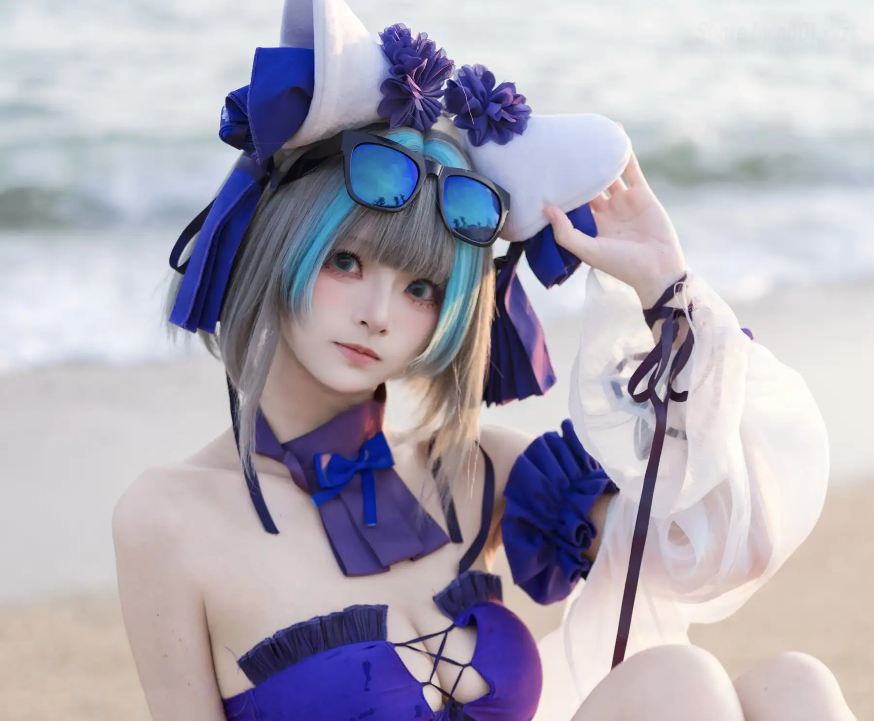 九柒喵 - 碧蓝航线 柴郡泳装(26P_62.1M) 九柒喵 - 碧蓝航线 柴郡泳装(26P_62.1M)_nb01.xyz_0007 图片3