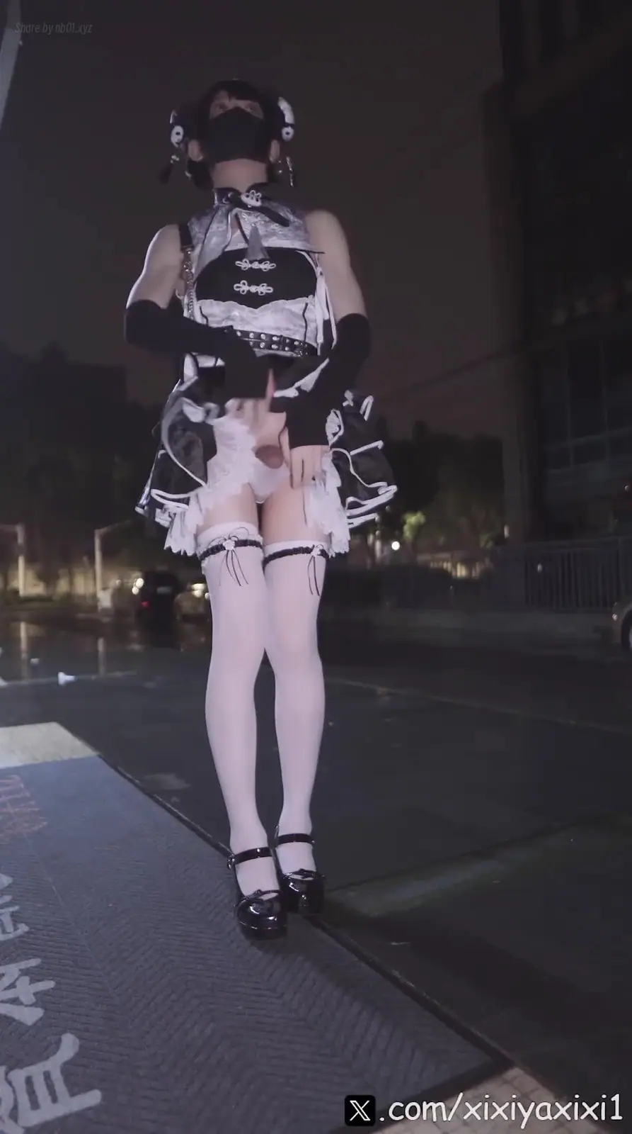 曦曦呀曦曦(@xixiyaxixi) - T029 [1080p] 中国风Lolita 户外天桥 combat maid dress outdoor(8P+1V_240.4M) 曦曦呀曦曦(@xixiyaxixi) - T029 [1080p]...