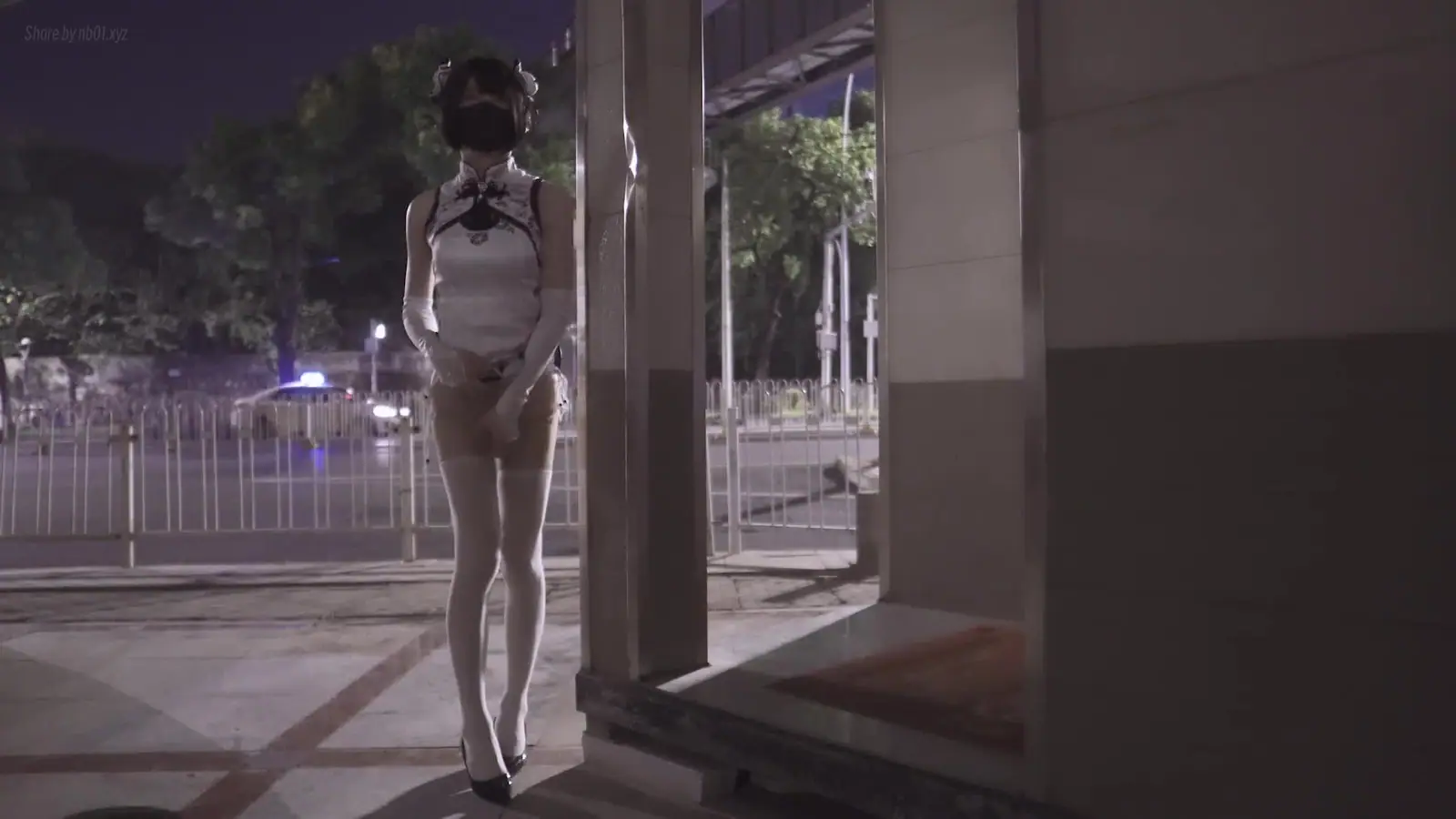 曦曦呀曦曦(@xixiyaxixi) - T013 [1080p] 白旗袍短裙 white short cheongsam sidewalk(6P+1V_180.6M) 曦曦呀曦曦(@xixiyaxixi) - T013 [1080p] 白旗袍...