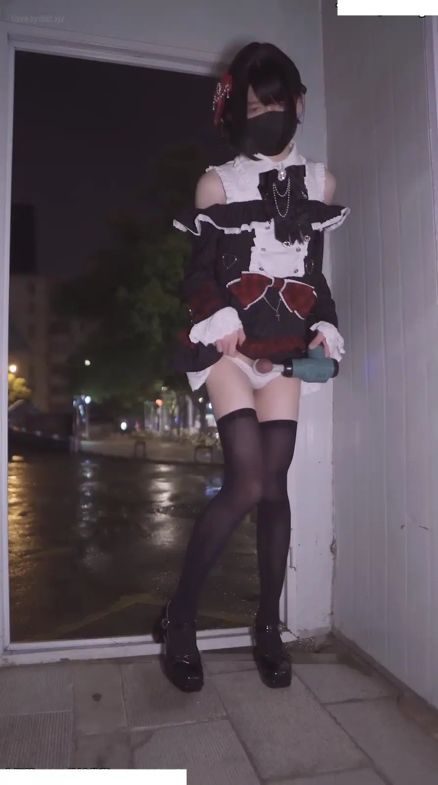 曦曦呀曦曦(@xixiyaxixi) - T026 [1080p] 美式辣妹亚比风Lolita 室外_ off-shoulder dress roadside(8P+1V_643.9M) 曦曦呀曦曦(@xixiyaxixi) - T026 [1...