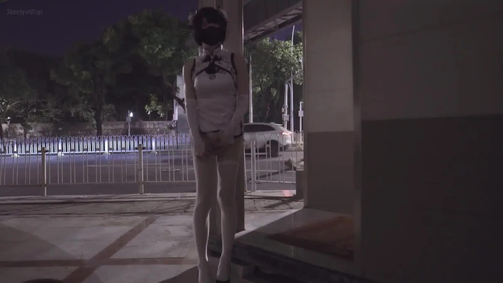 曦曦呀曦曦(@xixiyaxixi) - T013 [1080p] 白旗袍短裙 white short cheongsam sidewalk(6P+1V_180.6M) 曦曦呀曦曦(@xixiyaxixi) - T013 [1080p] 白旗袍...