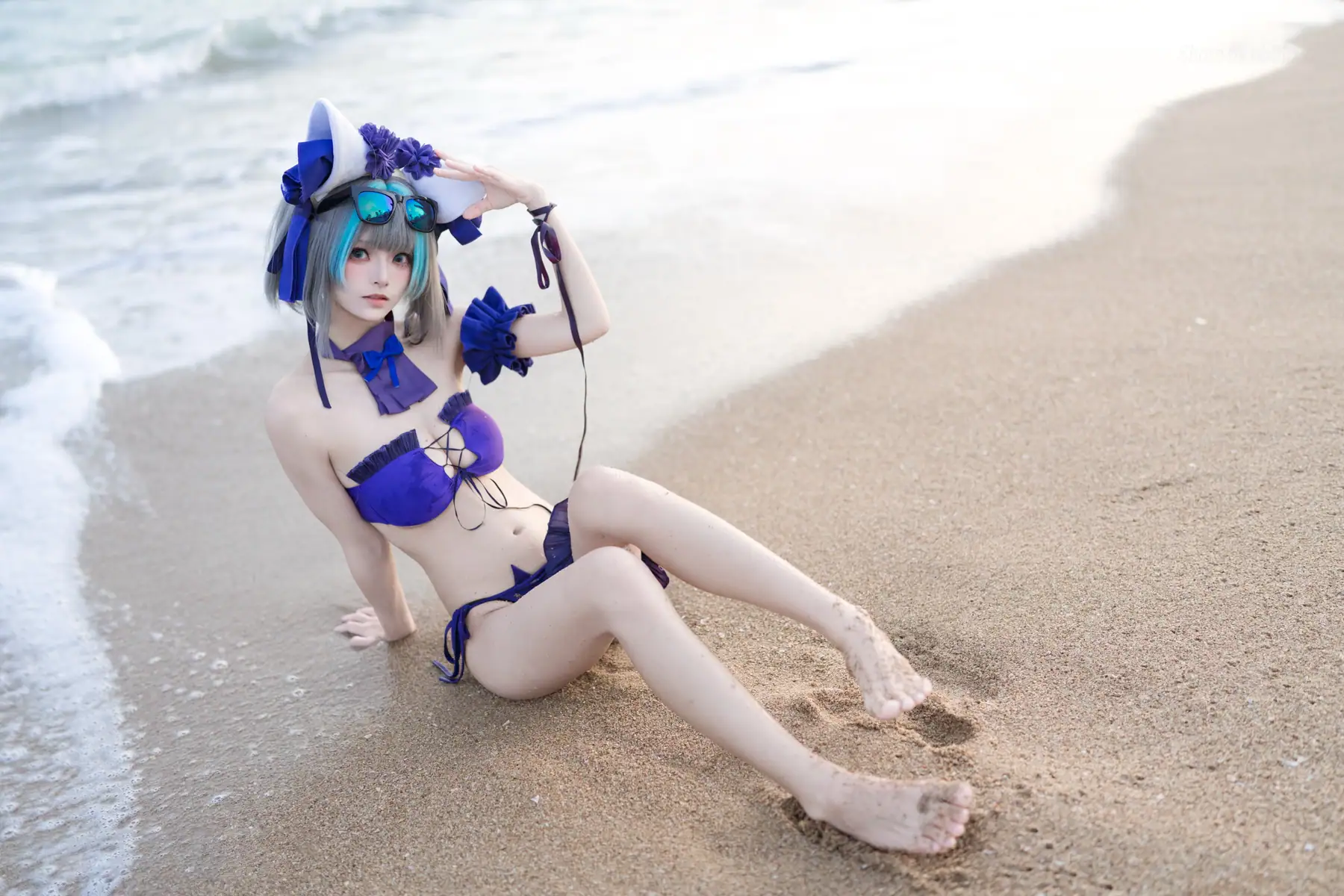 九柒喵 - 碧蓝航线 柴郡泳装(26P_62.1M) 九柒喵 - 碧蓝航线 柴郡泳装(26P_62.1M)_nb01.xyz_0025 图片7