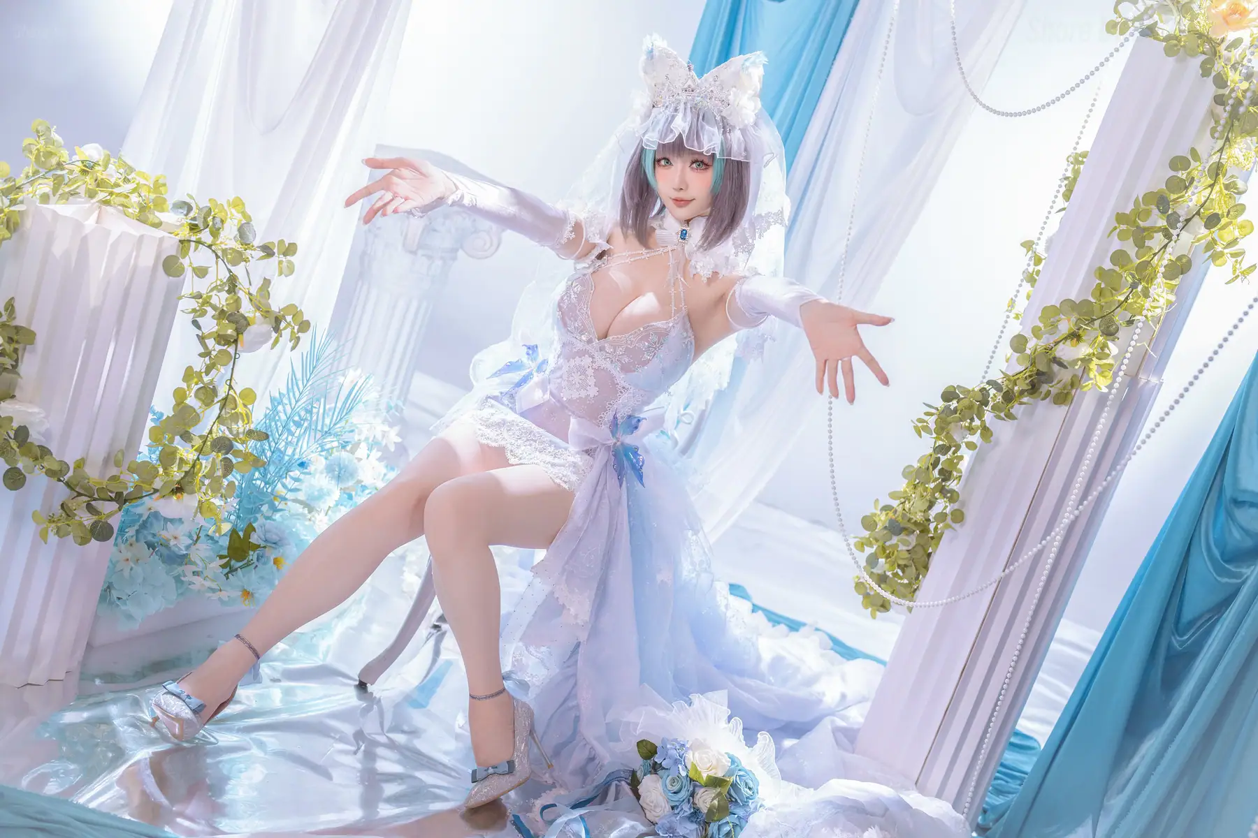 星之迟迟Hoshilily - 碧蓝航线 柴郡(44P_62.2M) 星之迟迟Hoshilily - 碧蓝航线 柴郡(44P_62.2M)_nb01.xyz_0002 图片2