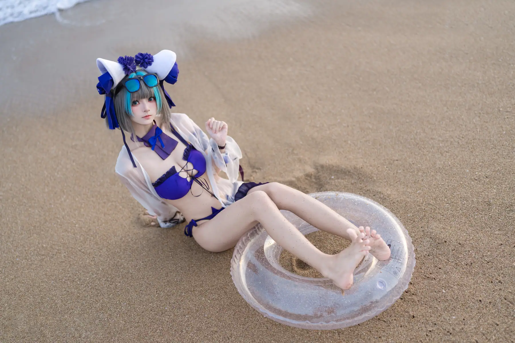 九柒喵 - 碧蓝航线 柴郡泳装(26P_62.1M) 九柒喵 - 碧蓝航线 柴郡泳装(26P_62.1M)_nb01.xyz_0026 图片8