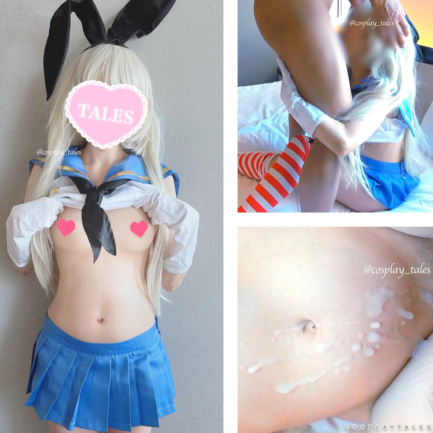 COSPLAYTALES - 【フル動画】妊婦EP#27 受精済み♪ 妊娠したばかりの島風とノーハンドイラマチオ x ディープキス生ハメ濃厚SEXで小さなボテ腹に超大量ザーメンぶっかけ❤️（SAKU・妊娠3ヶ月目）_3079946(6P+1V_...