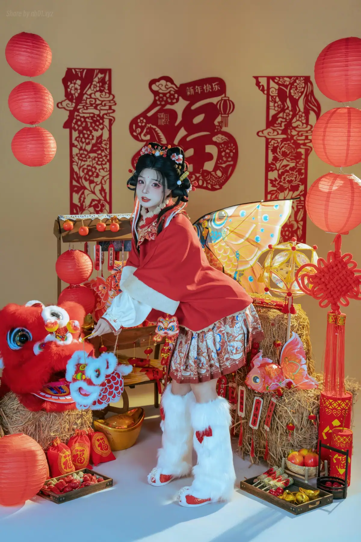 yuuhui玉汇 - 2026新春特辑 醒狮少女(131P+2V_1.3G) yuuhui玉汇 - 2026新春特辑 醒狮少女(131P+2V_1.3G)_nb01.xyz_0001