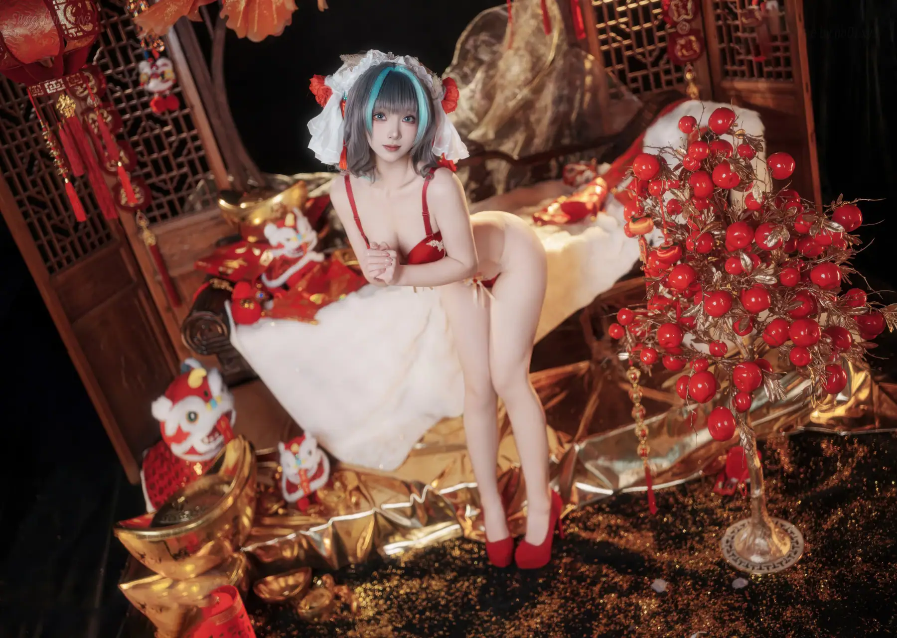 Bangni邦尼 - 新春柴郡(66P+7V_425.3M) Bangni邦尼 - 新春柴郡(66P+7V_425.3M)_nb01.xyz_0006 图片2