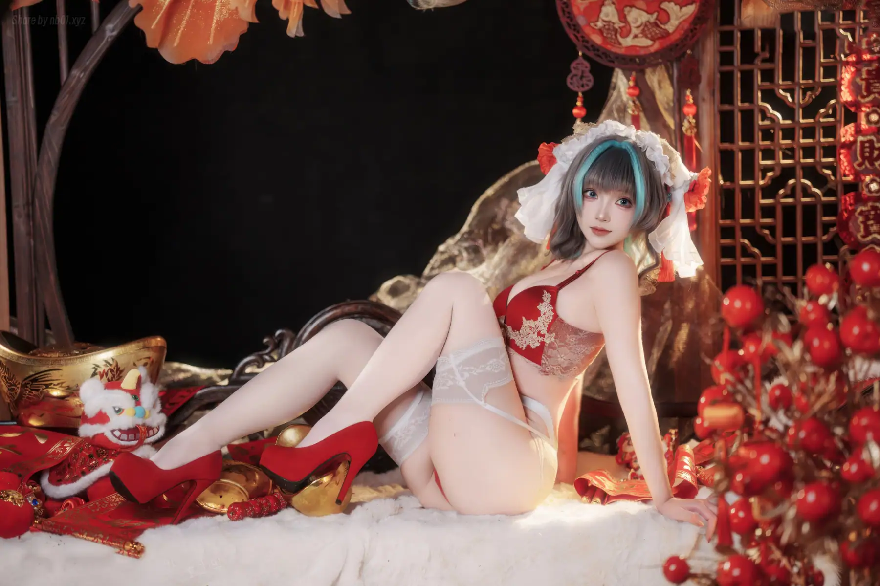 Bangni邦尼 - 新春柴郡(66P+7V_425.3M) Bangni邦尼 - 新春柴郡(66P+7V_425.3M)_nb01.xyz_0037 图片5