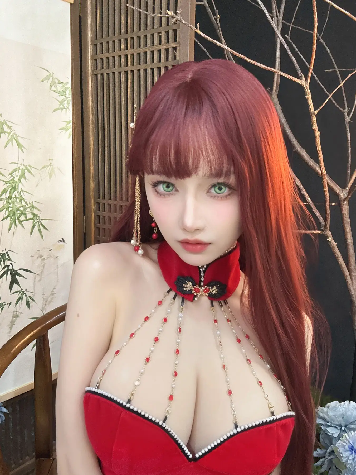 Shika小鹿鹿 - 新年红旗袍(30P_78.3M) Shika小鹿鹿 - 新年红旗袍(30P_78.3M)_nb01.xyz_0022 图片6