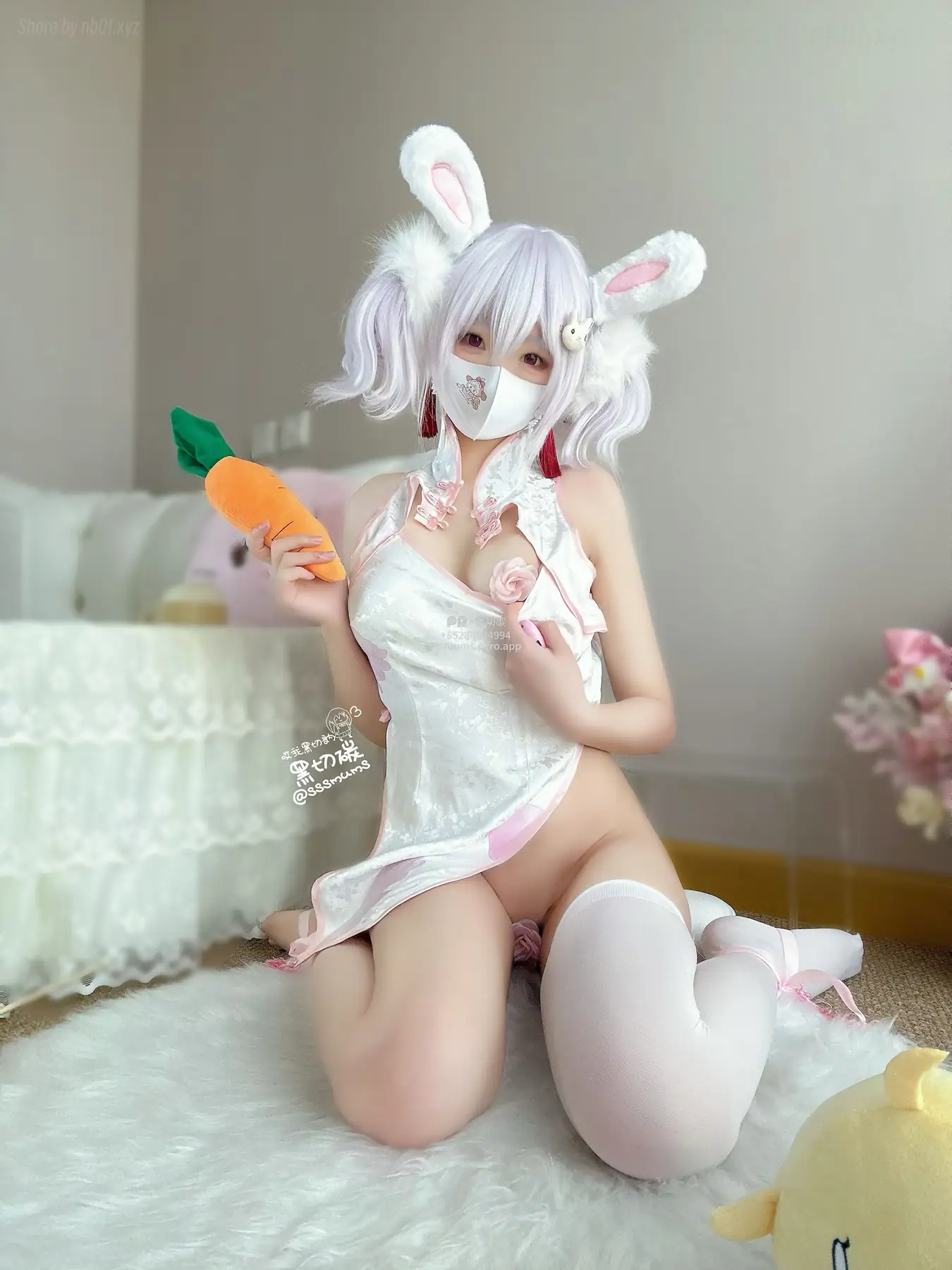 曲奇软fufu - 拉菲兔兔旗袍(36P+4V_383.5M) 曲奇软fufu - 拉菲兔兔旗袍(36P+4V_383.5M)_nb01.xyz_0007 图片2