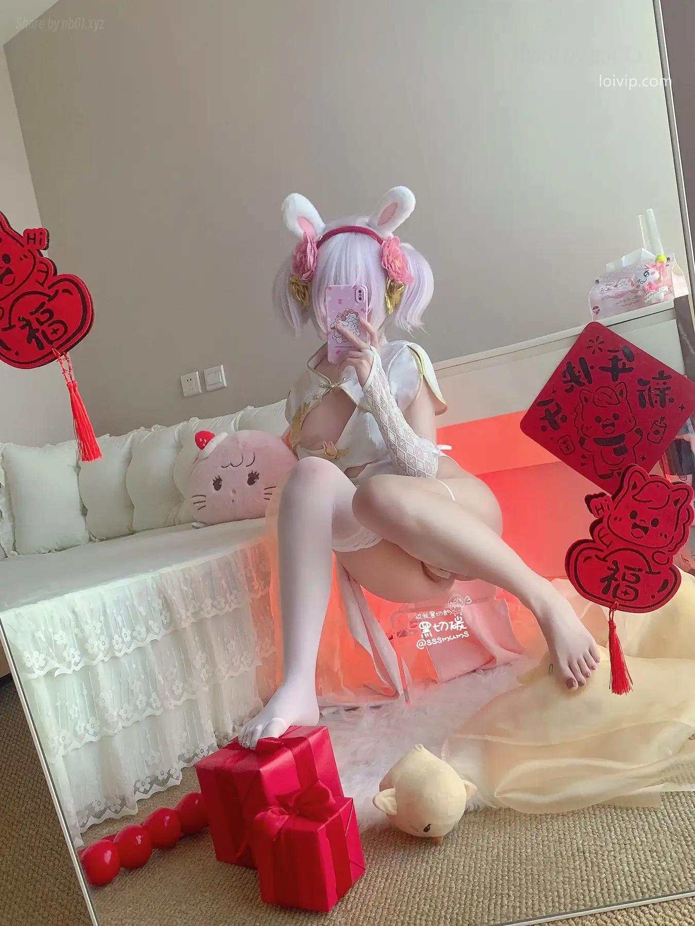 曲奇软fufu - 碧蓝航线拉菲新春旗袍五指袜(38P+3V_192.9M) 曲奇软fufu - 碧蓝航线拉菲新春旗袍五指袜(38P+3V_192.9M)_nb01.xyz_0005 图片2