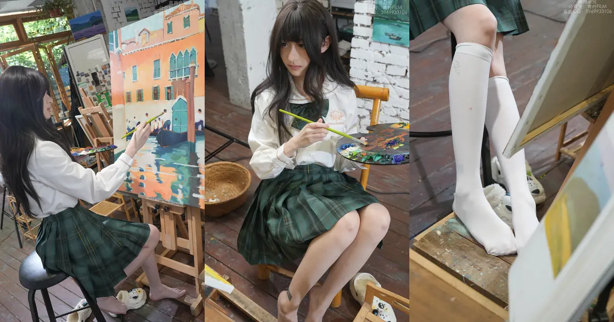 [青柠映画]No.029 - AN 画室JK(146P_318.3M) [青柠映画]No.029 - AN 画室JK(146P_318.3M)_wp_thumb 图片9