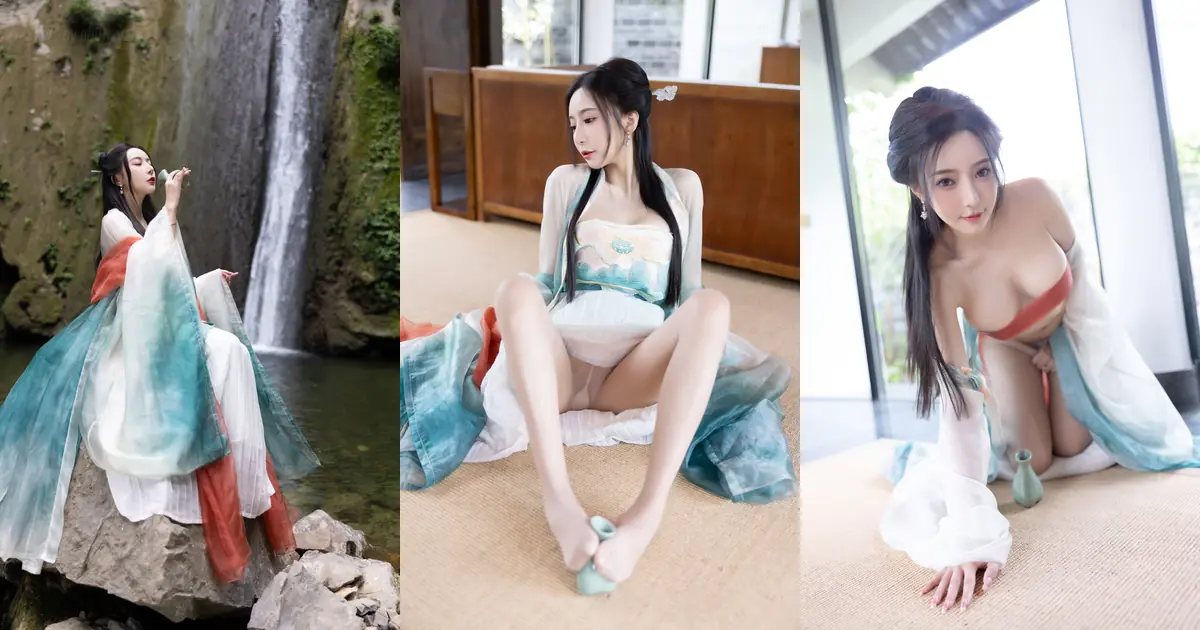 [内购无水印]王馨瑶Yanni - 绿色古装 瀑布(112P_367.3M) [内购无水印]王馨瑶Yanni - 绿色古装 瀑布(112P_367.3M)_wp_thumb 图片9