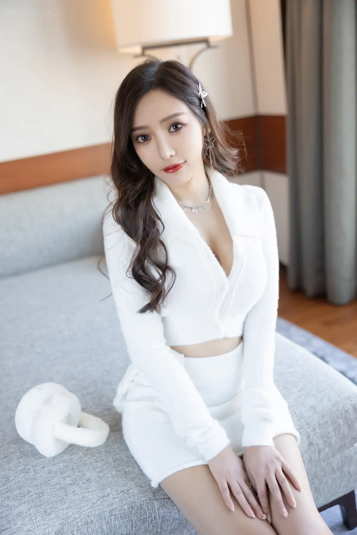 [内购无水印]王馨瑶Yanni - 白色套装圣诞女郎(87P+1V_970.7M) [内购无水印]王馨瑶Yanni - 白色套装圣诞女郎(87P+1V_970.7M)_nb01.xyz_0001