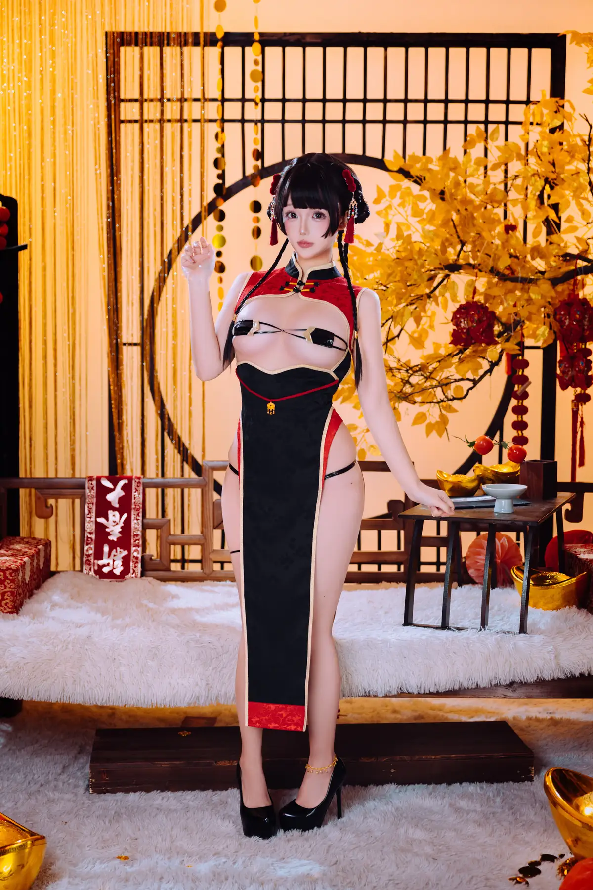 日奈娇 - 新年限定旗袍(61P_590.5M) 日奈娇 - 新年限定旗袍(61P_590.5M)_nb01.xyz_0001