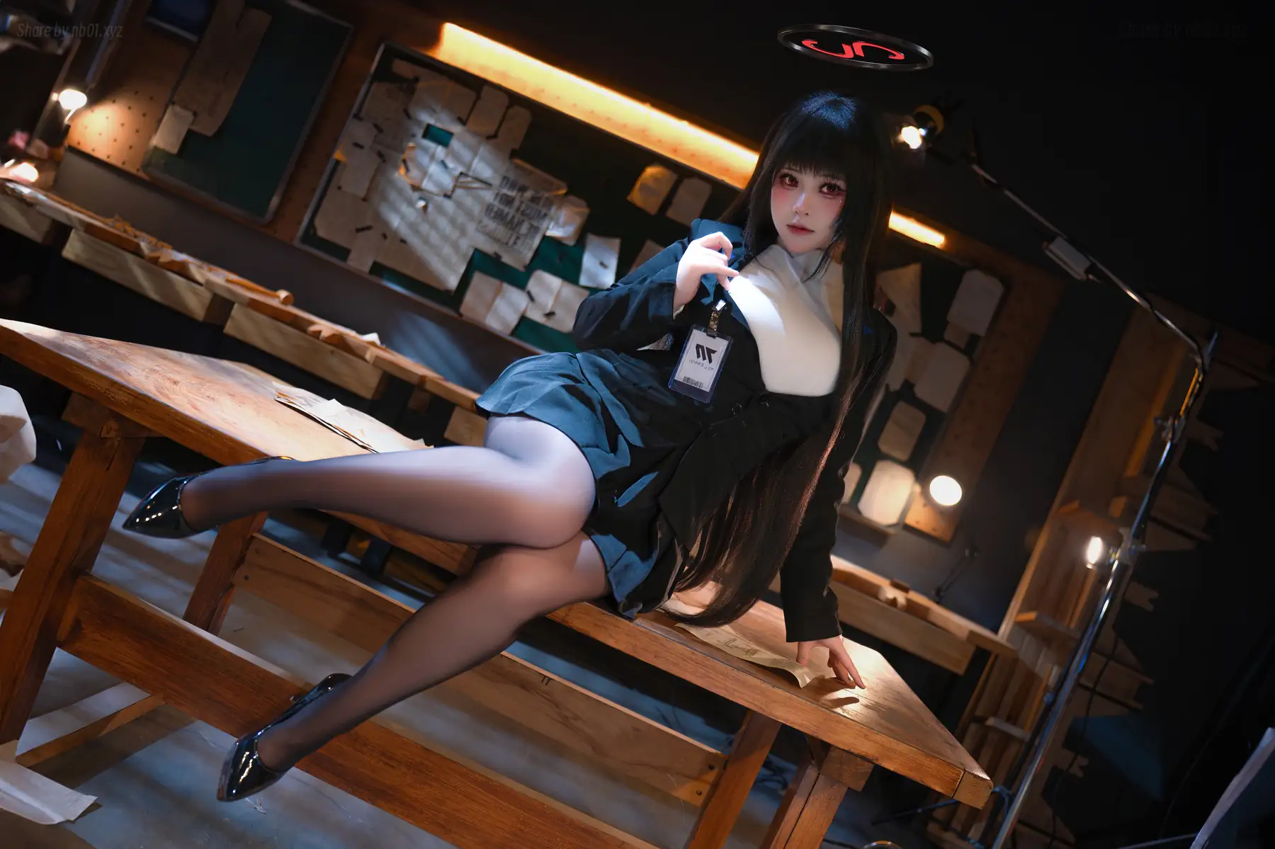 呙呙 - 蔚蓝档案 调月莉音(24P_153.9M) 呙呙 - 蔚蓝档案 调月莉音(24P_153.9M)_nb01.xyz_0002 图片2