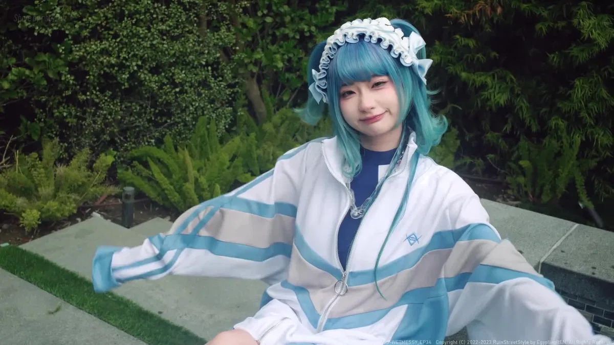 RSS RuinStreetStyle - EP34_亚文化蕾蕾粘液(上半)_Tracksuit x Swimsuit! Sporty Subculture Girl Gets Soaked in Slime_Wendydydydy酱油(1V_...