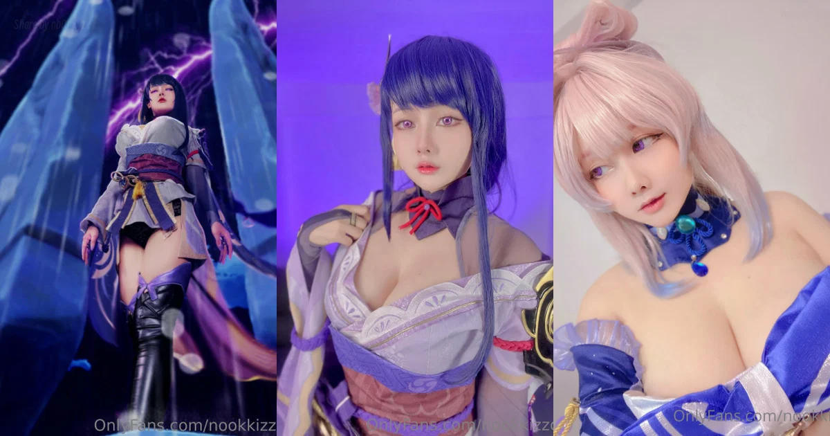 nookkizzcos - Raiden Shogun + Sangonomiya Kokomi - Genshin(22P_9.7M) nookkizzcos - Raiden Shogun + Sangonomiya Kokomi - Ge...