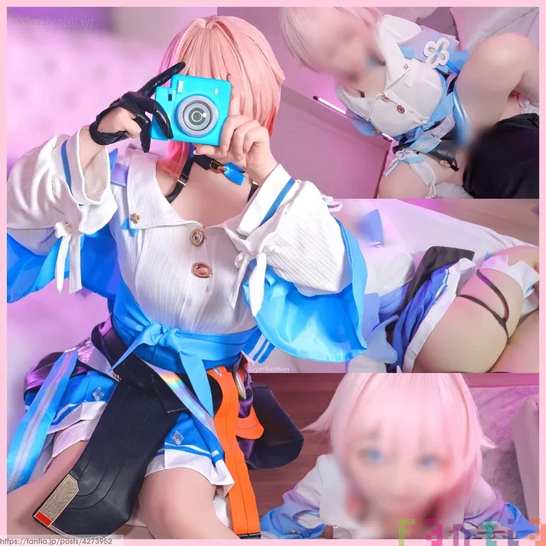 ぶんコス(@CosplayerBunbun) - 2026-10-08_【自撮りえっち♡】崩壊スターレ〇ルな〇か💙「童貞卒業しちゃおうね♡」自撮りで童貞君とAV撮影♡口内射精と生中2回搾り取りえっち♡_崩铁 三月七_4273952(4P+1V_...