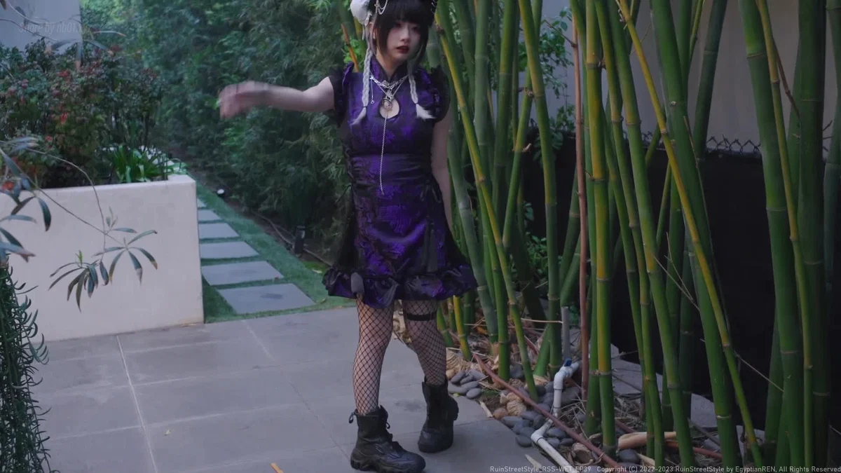 RSS RuinStreetStyle - EP39_万圣节哥特系旗袍下粘液_Gothic Ghosty Cheongsam (Qipao) Soaked In Slime_Wendydydydy酱油(1V_837.9M) RSS RuinSt...